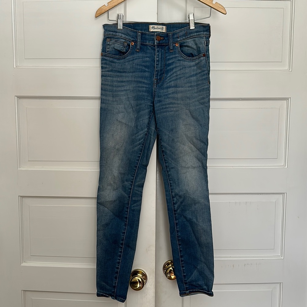Madewell High Riser Skinny Jeans Size 28